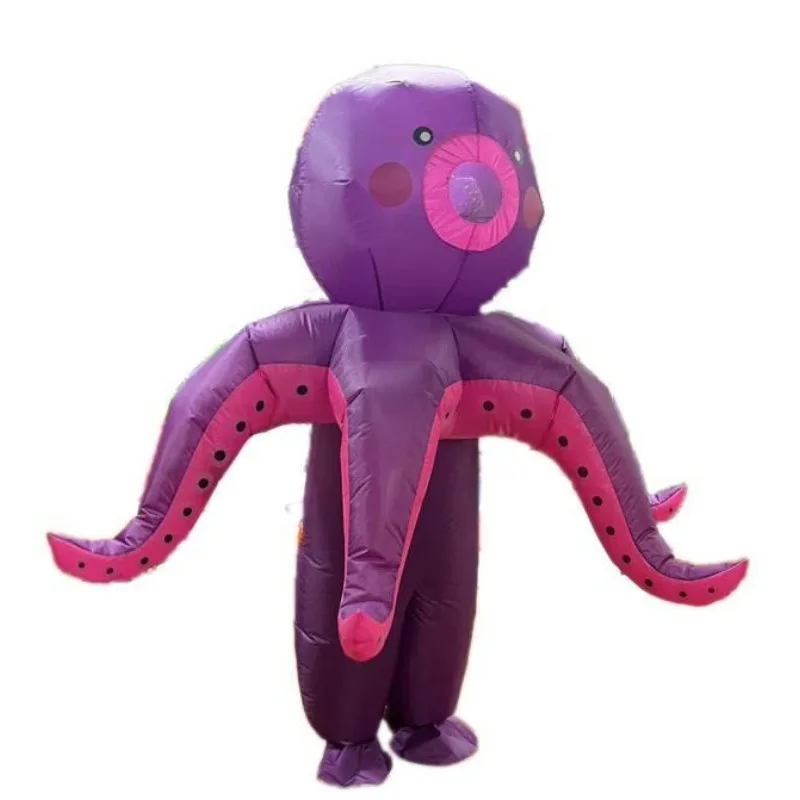 Halloween Party Novelty Dress Up Show Props Octopus Inflatable Costume, Octopus Inflatable Costume Cosplay Costumes