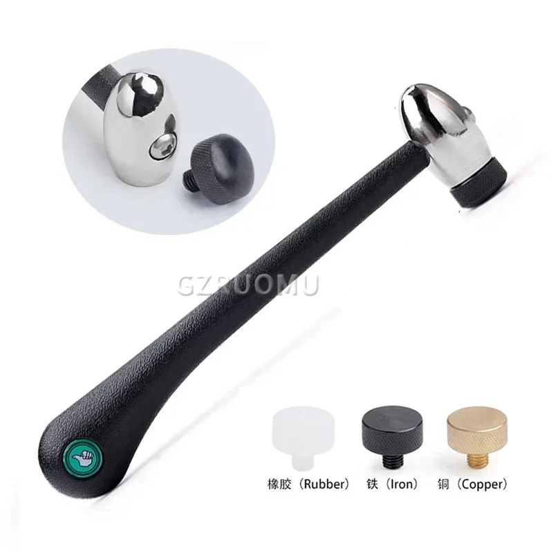 Mini Round Head Hammer Woodworking Household Installation Stainless Steel Hardware Hand Tool For Tiling DIY Crafts Woodworking