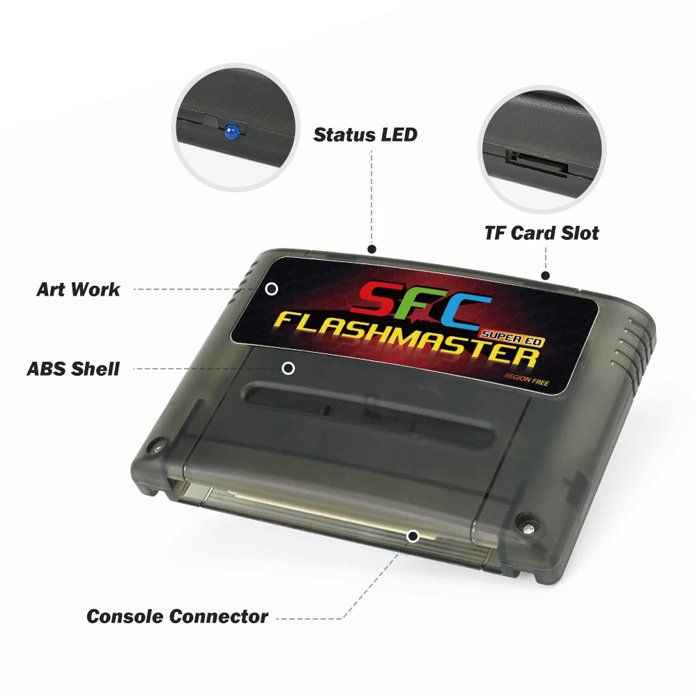 Cartucho de juego 3000 en 1, tarjeta Flash V1 para consola de videojuegos SNES Super Famicom de 16 bits, versión US/EU/JP