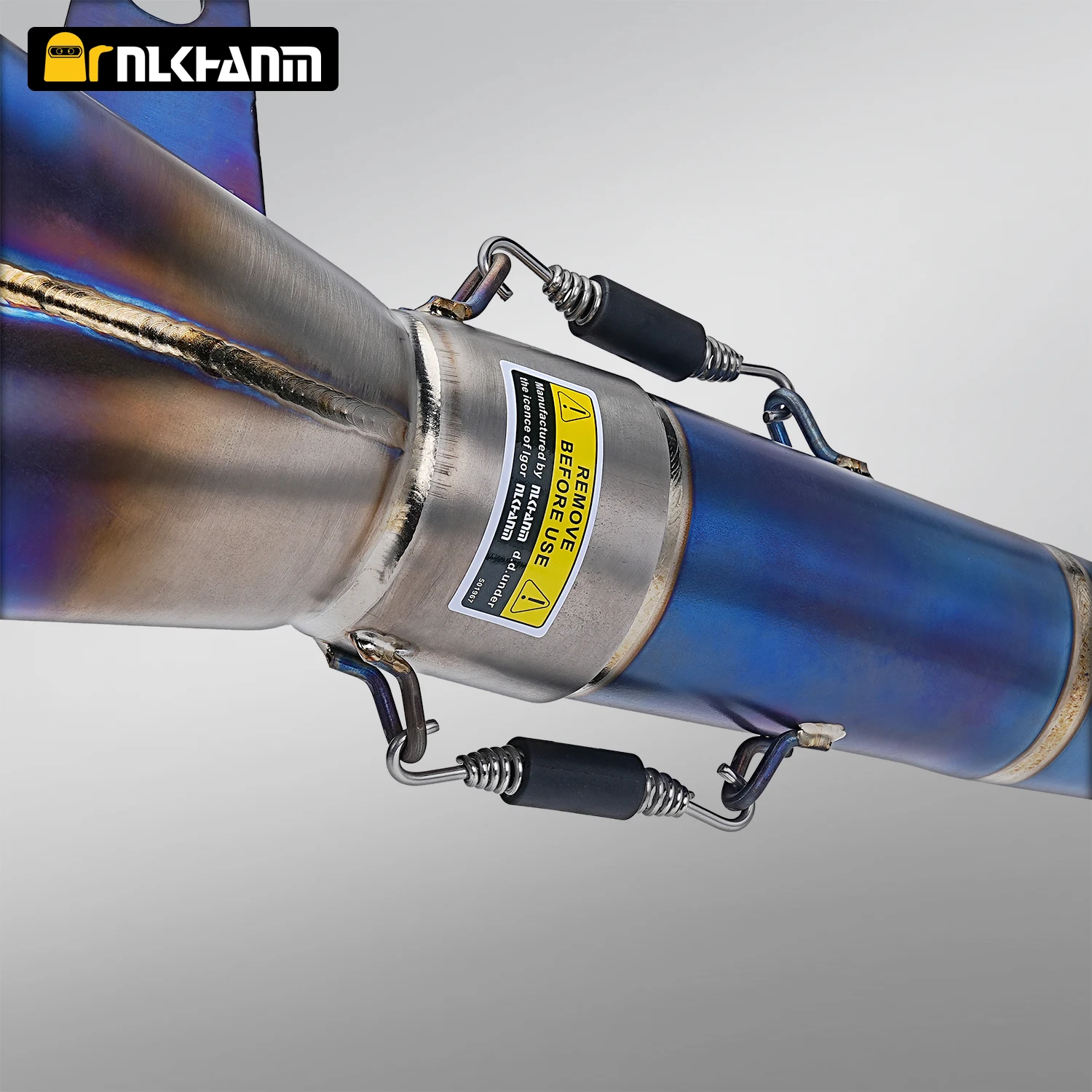 لنظام عادم الدراجة النارية ZONTES 368G باللون الأزرق Ti. تعديل السبائك مع الجوزاء Ti. كاتم صوت كربون لـ ZONTES 368G 2026-