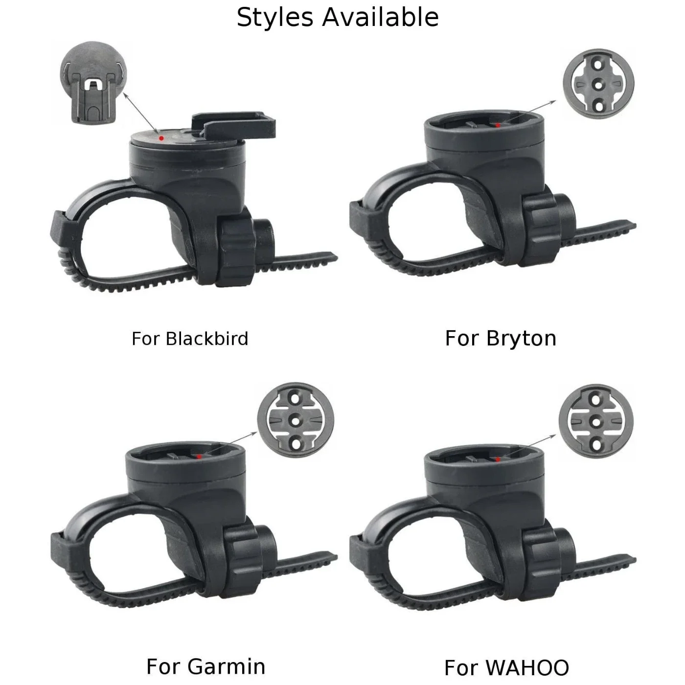 1x Bike Handlebar Computer  Holder For Garmin For Bryton For WAHOO For  Blackbird Bike Accessorie For Round  Tube Flat Handlebar