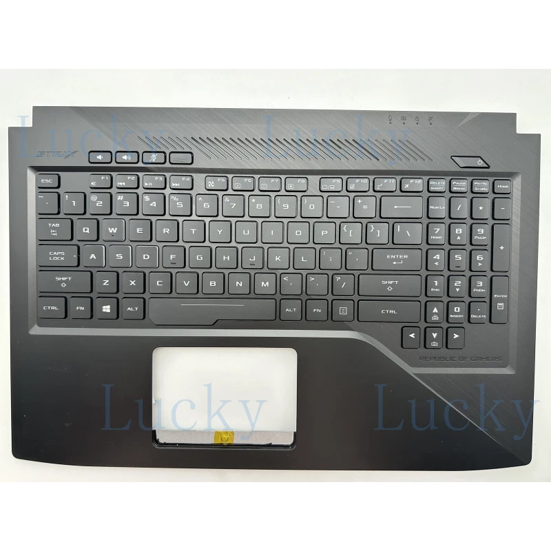 f   New  for  Asus ROG Strix GL503VD-DB71 GL503VD-DB74 GL503VM-IH73 Palmrest & US Keyboard