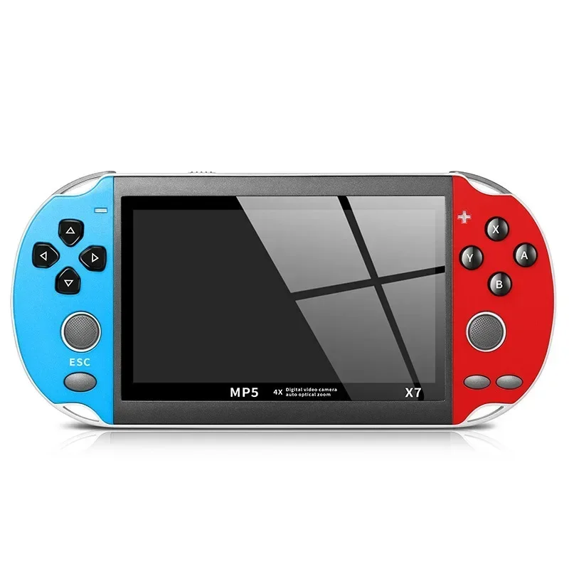 X7 Retro Handheld Game Console 4.3 Inch HD Screen Output Built-in 10000+ Games Portable Audio Video Game Player for Play