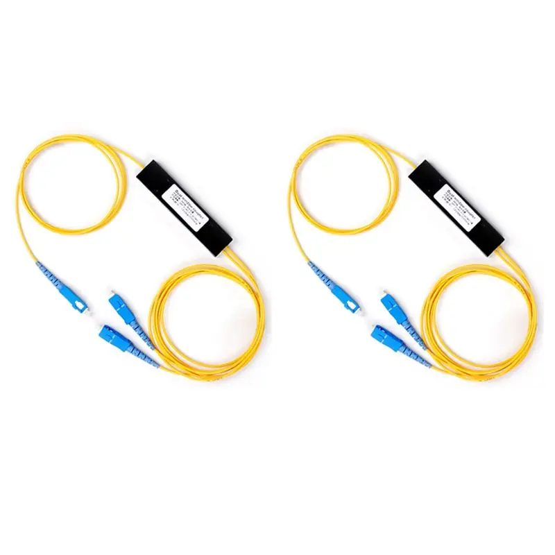 

Оптический сплиттер A98E-2X 1x2 с коническим разъемом, муфта для оптоволокна, порт SC, FTTH, для домашнего использования, холодное соединение