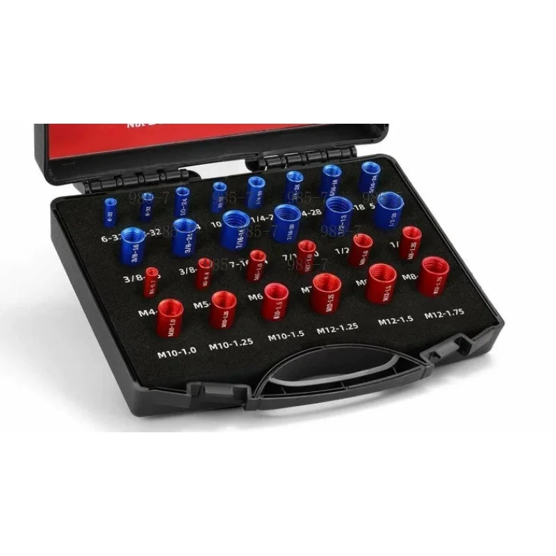 Dual Standard Nut Check Gauge 44 Pieces for Bolt Size Inspection