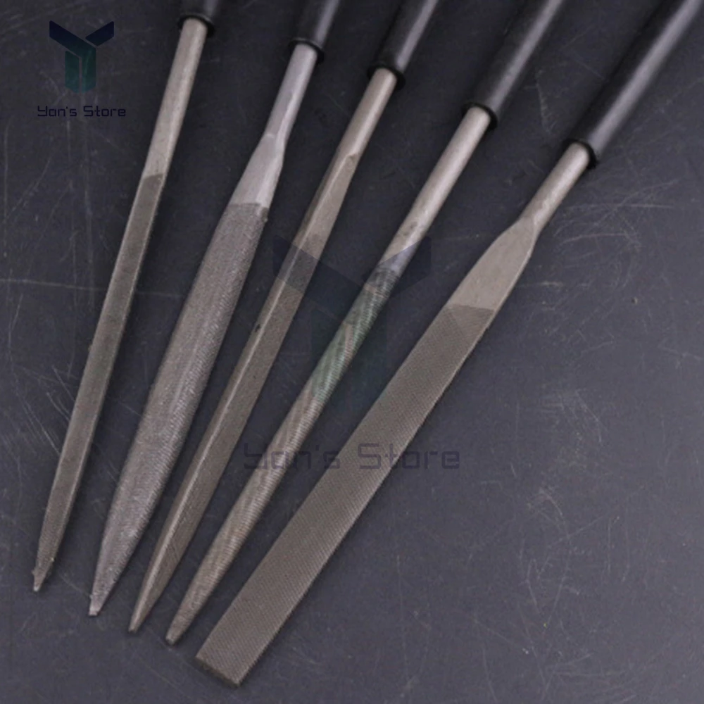 5Pcs/10Pcs Diamond Mini Needle File Set DIY Woodworking Rasp File Needle Jewelry Polishing Carving Diamond File Hand Tools