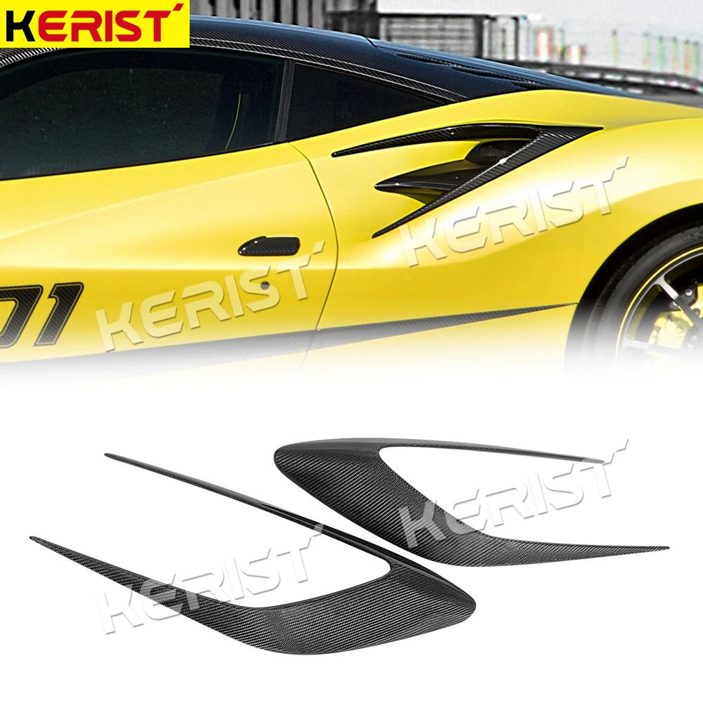 

Carbon Fiber Car Side Splitter Bumper Lip Spoiler Ahead Bumper guard Case For Ferrari 599 Coupe 2006 2007 2008 2009 2010 Tuning