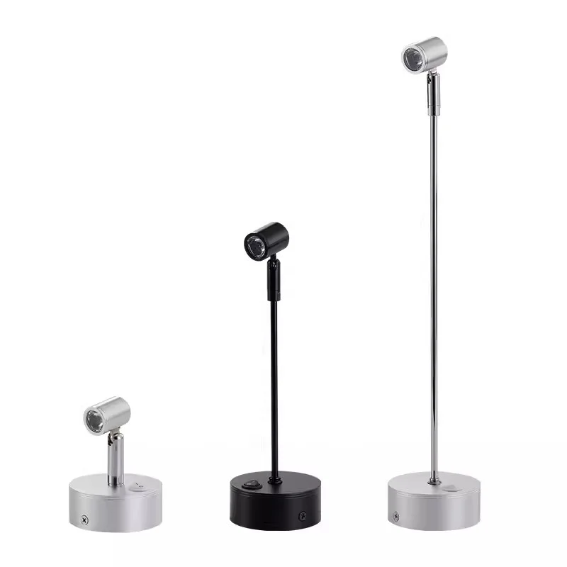 Pole Mounted LED Spotlight for Jewelry Counter Museum Watch Glasses Cabinet Showcase Spot Lamp Jewelry Lighting