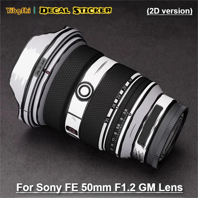 

Stylized Decal Skin For Sony FE 50mm F1.2 GM Camera Lens Sticker Vinyl Wrap Anti-Scratch Film FE50 50 1.2 F/1.2 1.2GM F1.2GM
