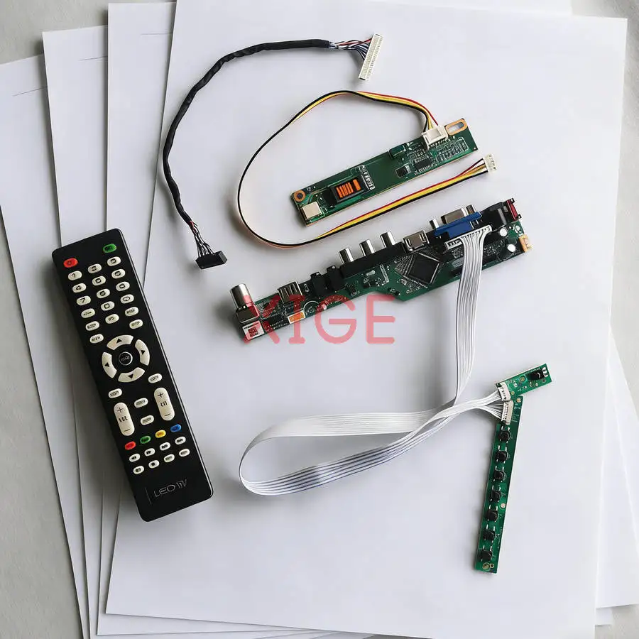 

For B150XG02 B150XG05 B150XG07 B150XG01 Matrix Controller Drive Board DIY Kit 1CCFL 1024x768 HDMI+VGA+AV+USB 1024*768 LVDS-30Pin