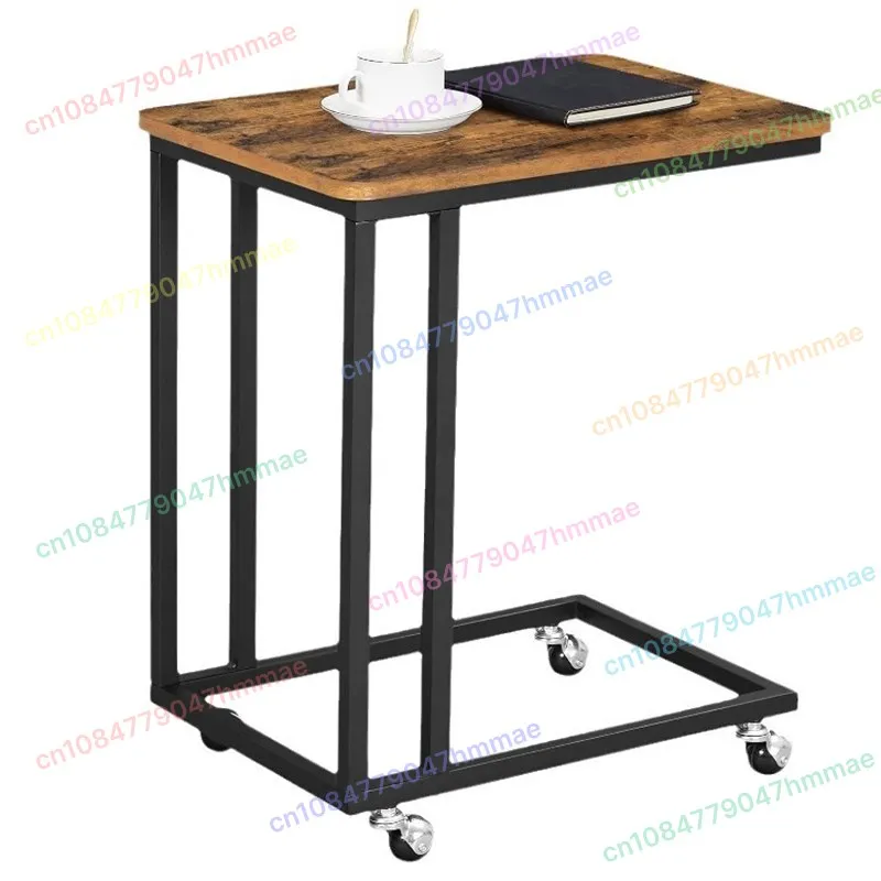 

European Bedside Table, Movable Sofa, Lazy Bed, Home Writing Desk, Small Table, Wrought Iron Edge