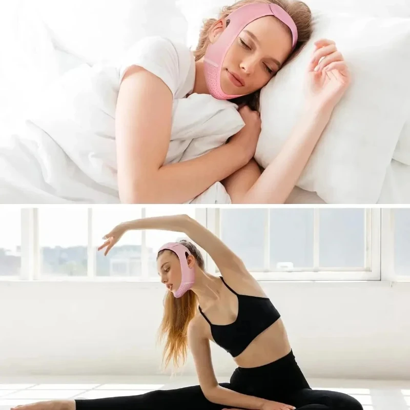 Femmes visage minceur pansement visage Lifting bande V ligne Shaper menton joue soulever ceinture Massage du visage sangle beauté soins de la peau outils