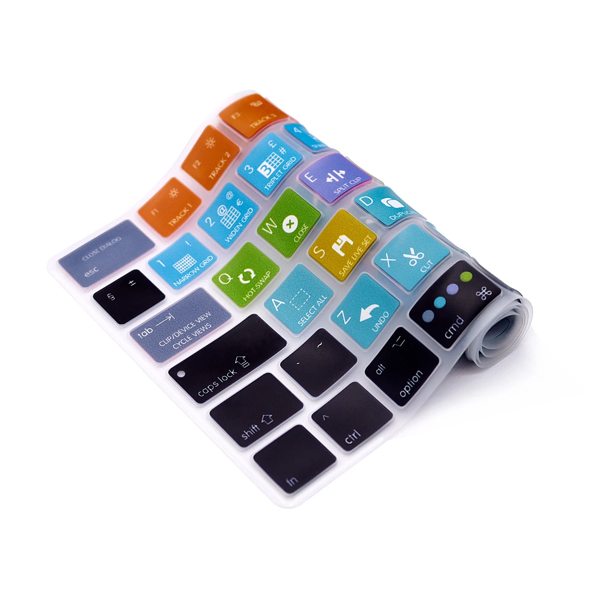 Shortcut Hotkey Silicone Keyboard Cover Skin For Apple iMac Wireless Magic Keyboard 2nd Gen MLA22LL/A Model A1644 EU Layout