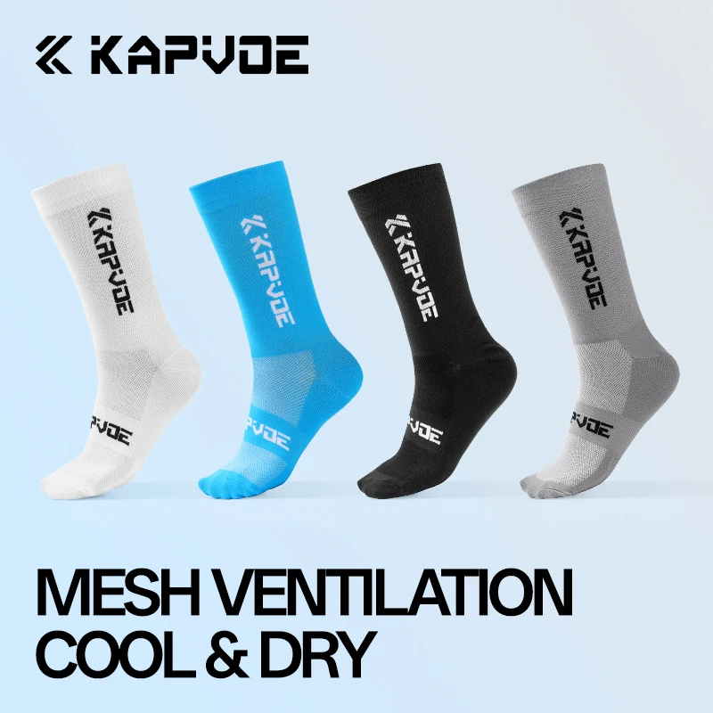 Kapvoe Sportsocken Radfahren Anti-Rutsch-Fußballsocken Männer Frauen Rutschfeste Fahrrad Tennis Sport Grip Reitsocken Fußball Laufen