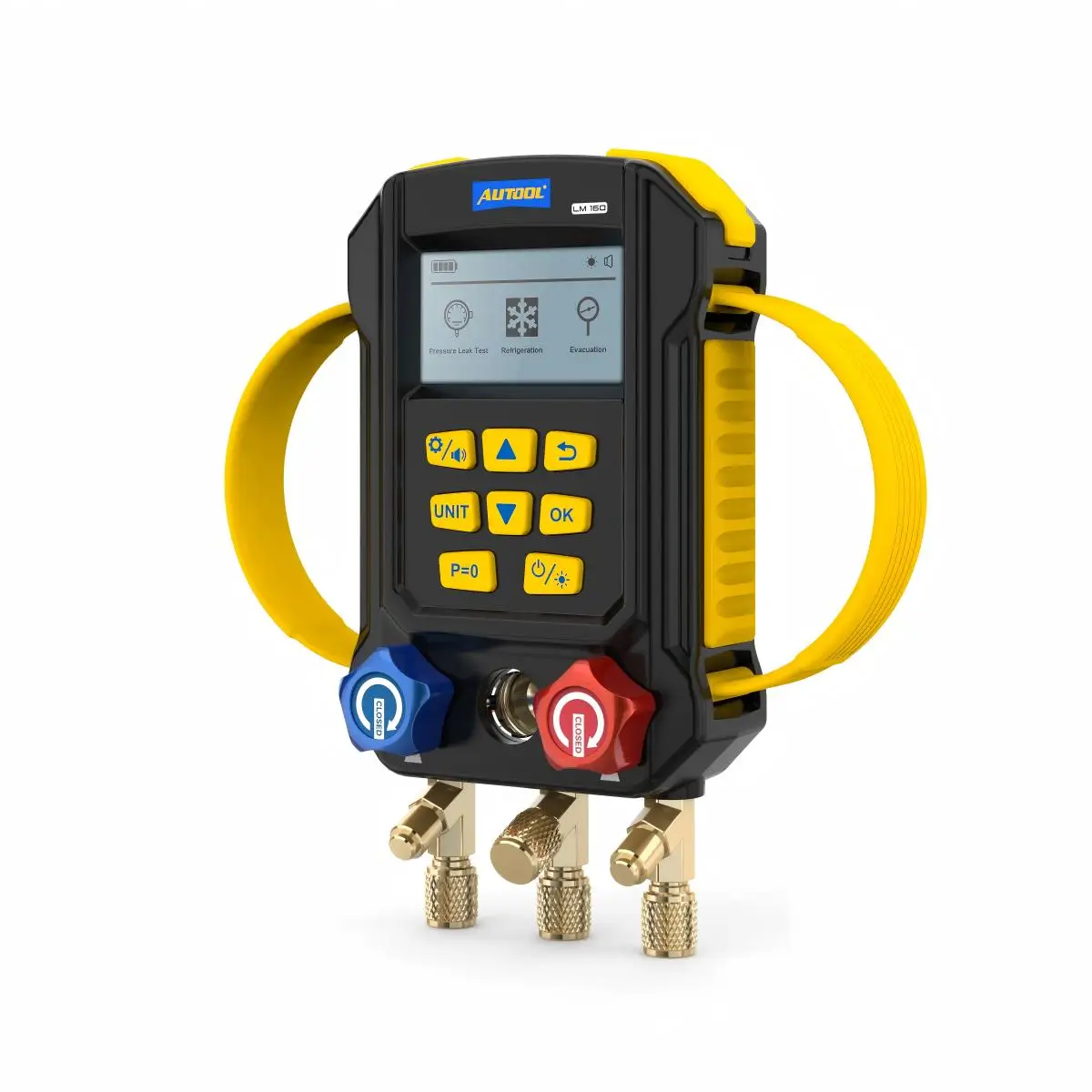 Refrigerant Detector AUTOOL LM160 R1234yf R134a freon Gauges Digital Manifold Gauge Digital Manifold Gauge Set LM160
