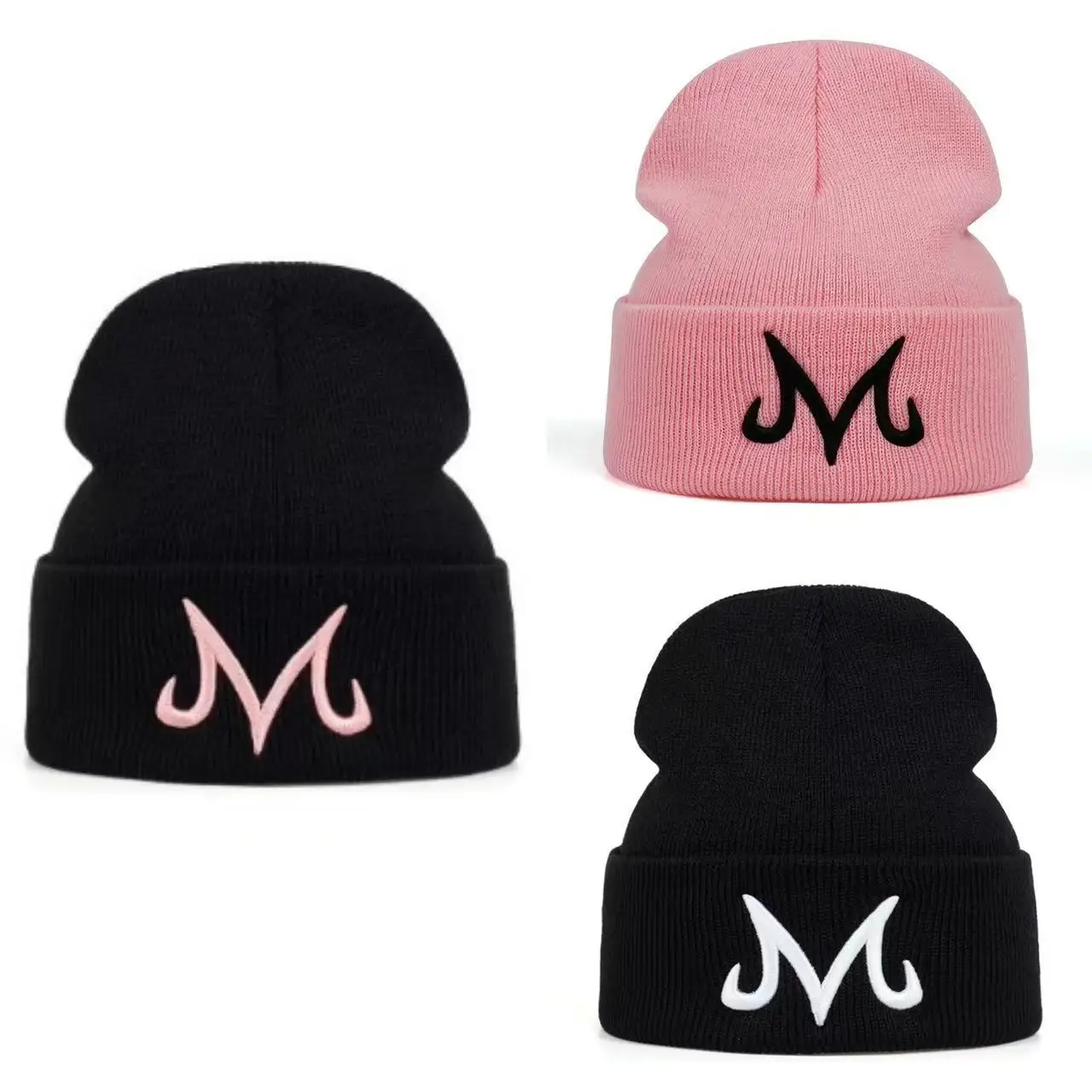 Letter Winter Hats for Woman New Beanies Knitted Cute Hat Girls Autumn Female Beanie Caps Warmer Bonnet Ladies Casual