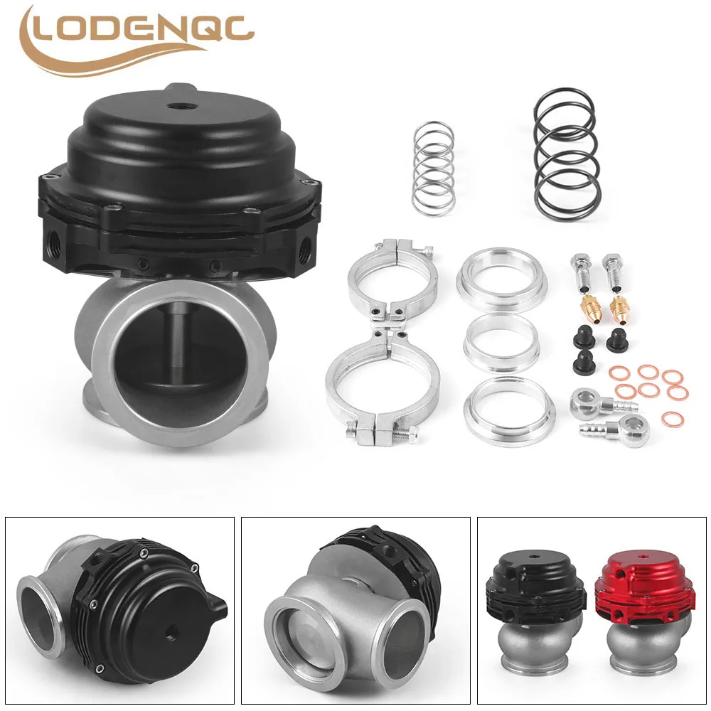 

44mm Wastegate External Turbo With Flange Hardware,V-Band Flange and Spring 14PSI Without Logo