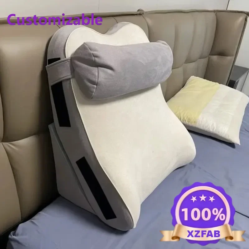 Factory Direct 2026 Anti-Reflux Wedge Pillow For Elderly Adjustable Bed Incline Cushion Acid Reflux Relief Headboard Cushion For
