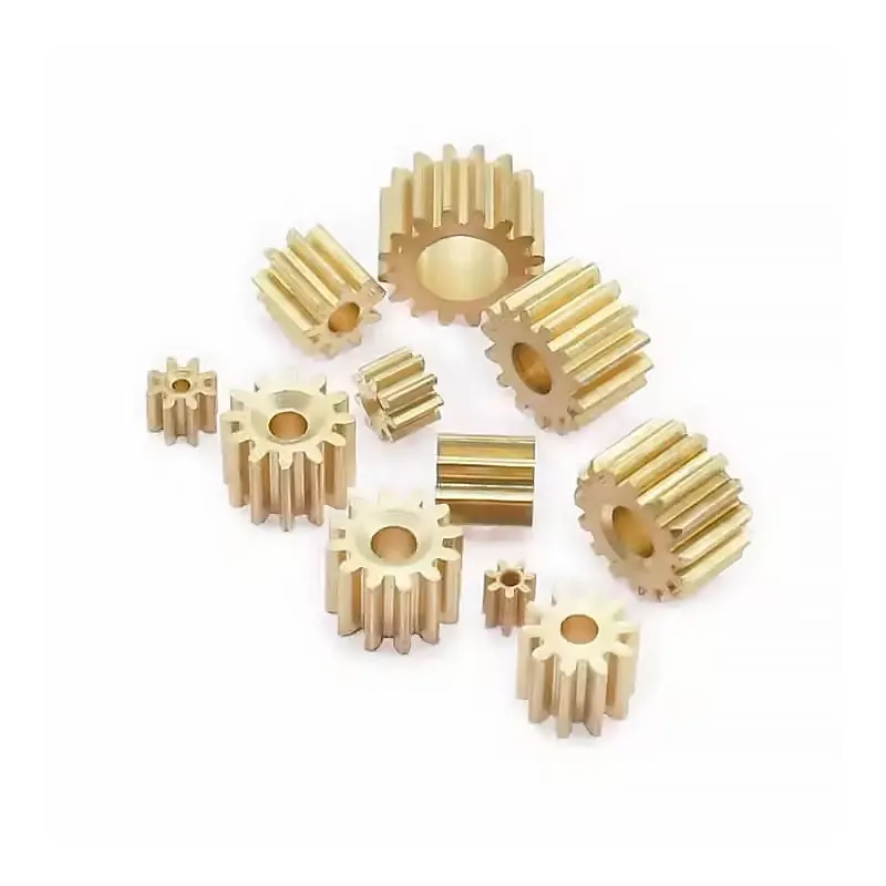 10pcs 0.5M 9/10/11/12/13/14/15/16/17/18/19 Teeth 0.5mod Gear Rack Spur Gear Precision Copper Steel Cnc Pinion