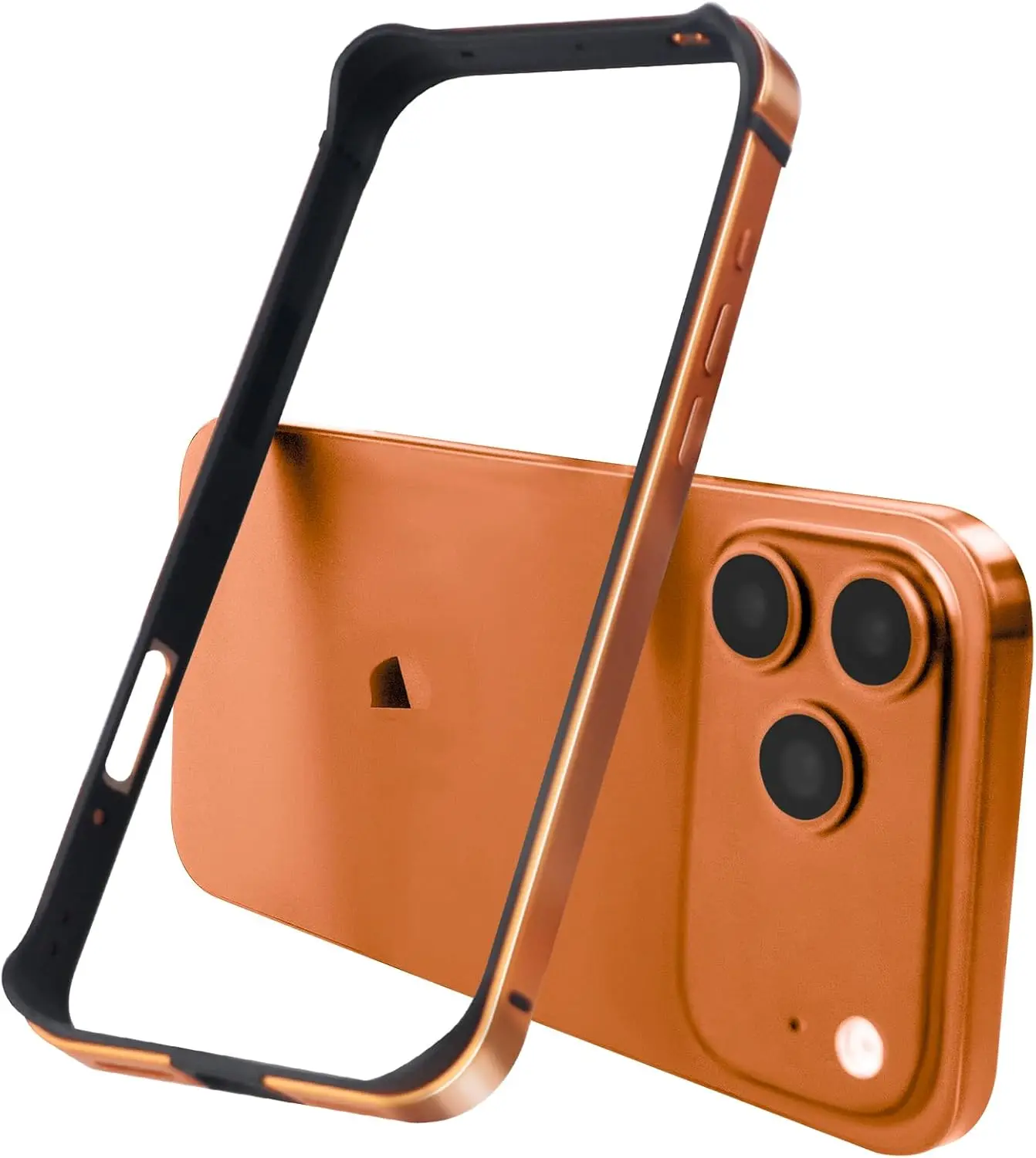 Aluminium Metall Bumper Slim Case für iPhone Air 17 16 E 15 14 13 12 11 Pro Max Plus 16E 17Pro iPhone Weiche Innere Telefonrahmenabdeckung