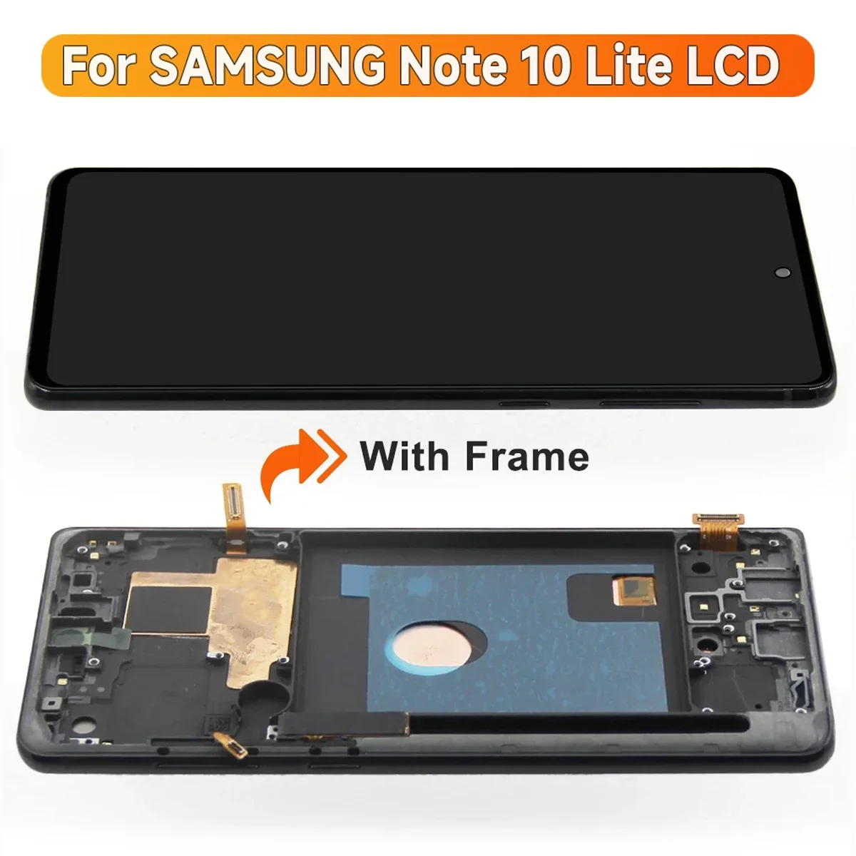 6.7\'\' Super AMOLED For Samsung Galaxy Note 10 Lite Lcd Display Digital Touch Screen For Samsung Note10 Lite SM-N770F Screen