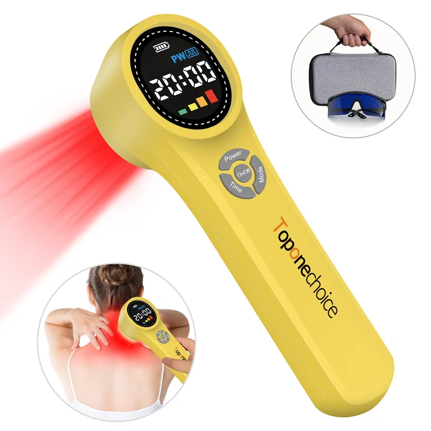 

1760mW 24 Diodes Cold Laser Therapy Red & Near Infrared Light Physiotherapy Device for Humans Pets Pain Relief Wound Healing