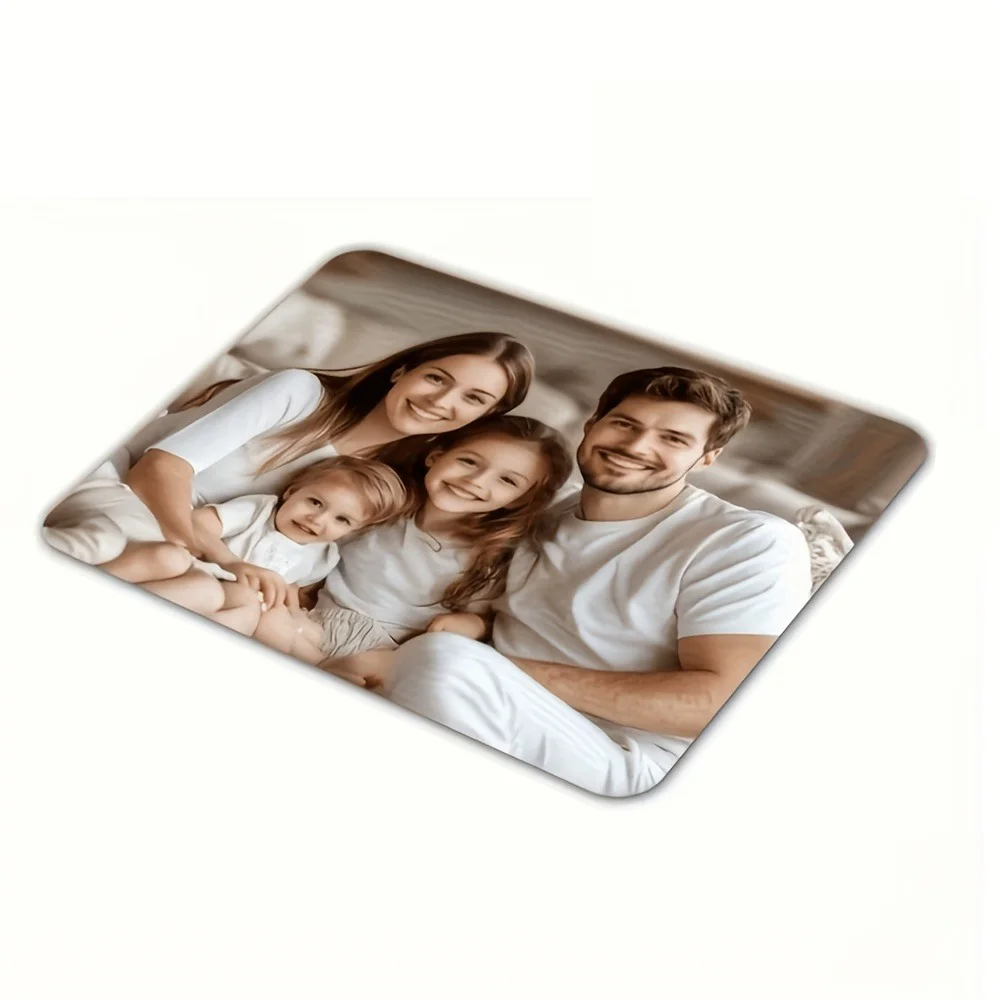 Luxury Gold Foil Lettering Mouse Pad Custom Name Phrase Anti-Slip, Perfect Gift For Student Office Gaming Meeting