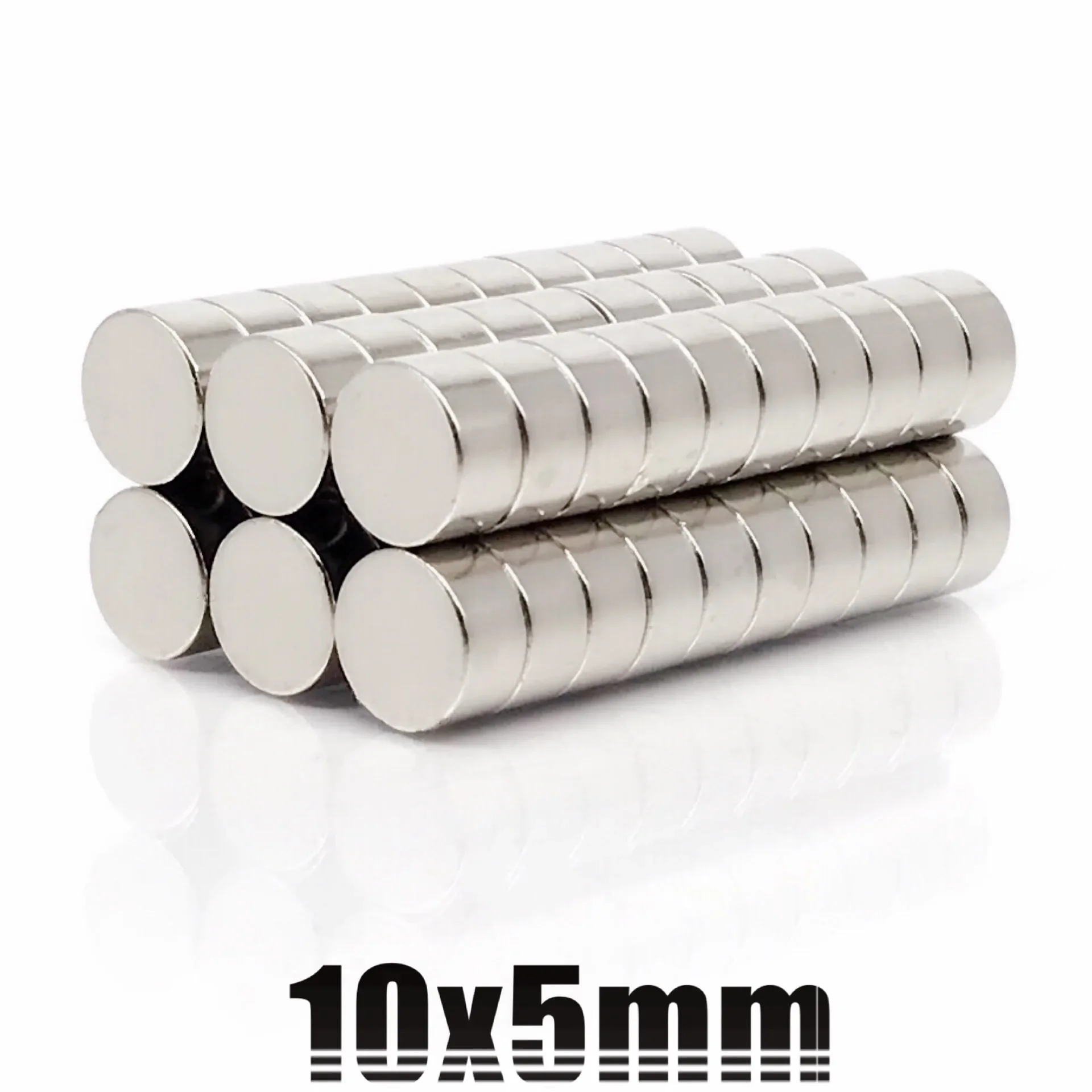 10/20/50/100 pz magnete 10x5 10x5mm magneti neo neo dymium D10x5 Super resistenti N35 D10x5mm, magnete permanente 10*5mm 10*5