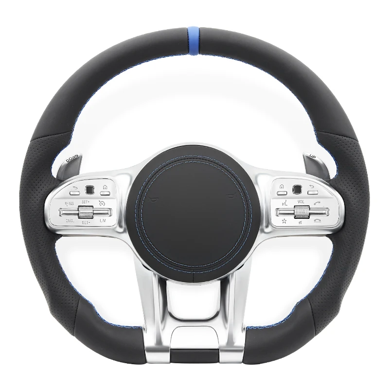 

Fit for Mercedes Benz AMG Full Leather Steering Wheel W205 W212 W213 W222 W166 W167 W218 W253 W257 W463 W464 GLE GLC G63 C63 S63