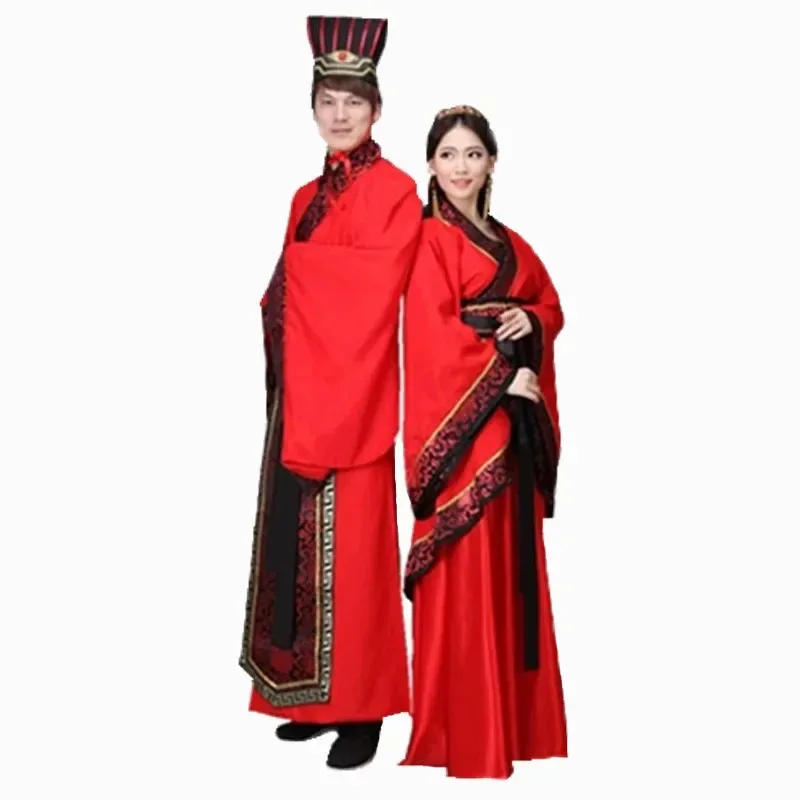 

Vintage Tang Cosplay Man Clothing Costume Hanfu Men Suit Vestidos Stage Show Ancient Ladies Sets Chinese Couple Hanfu Women Set