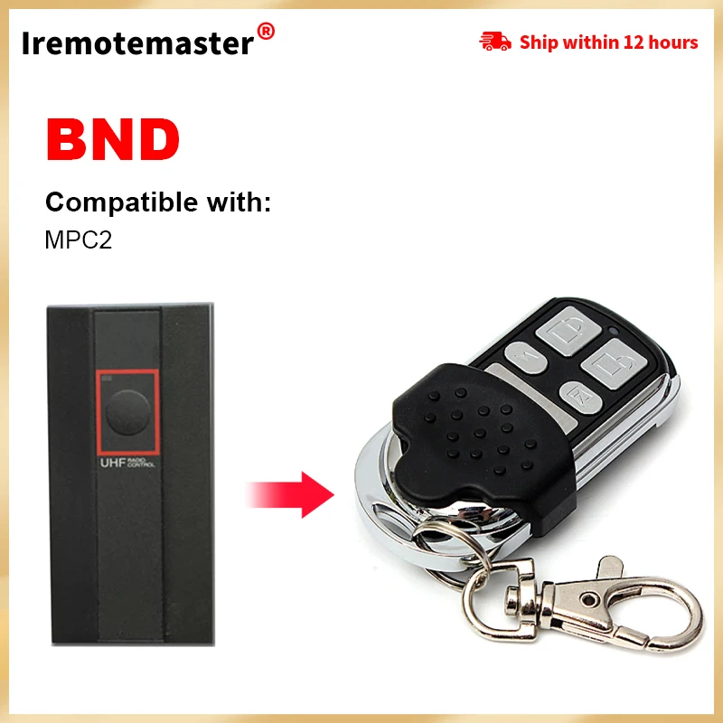 Compatible with BND MPC2/MPC 2 Controll-A-Door TX318 Garage Door Remote Control