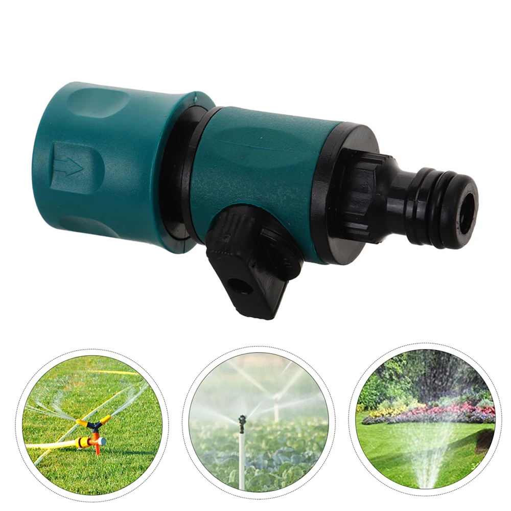 Garden Hose Quick Connect Coupler - Shut Off Valve Adapter for Watering Irrigation System Tap Faucet Fitting In-Line Connector