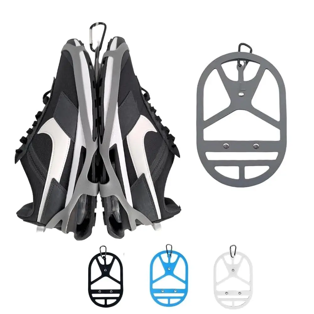 Shoe Holster For Backpack with Clip Hanger. Footwear Holder with Clip for Sneakers, Cleats, Bowling, Soccer, Basket, Football