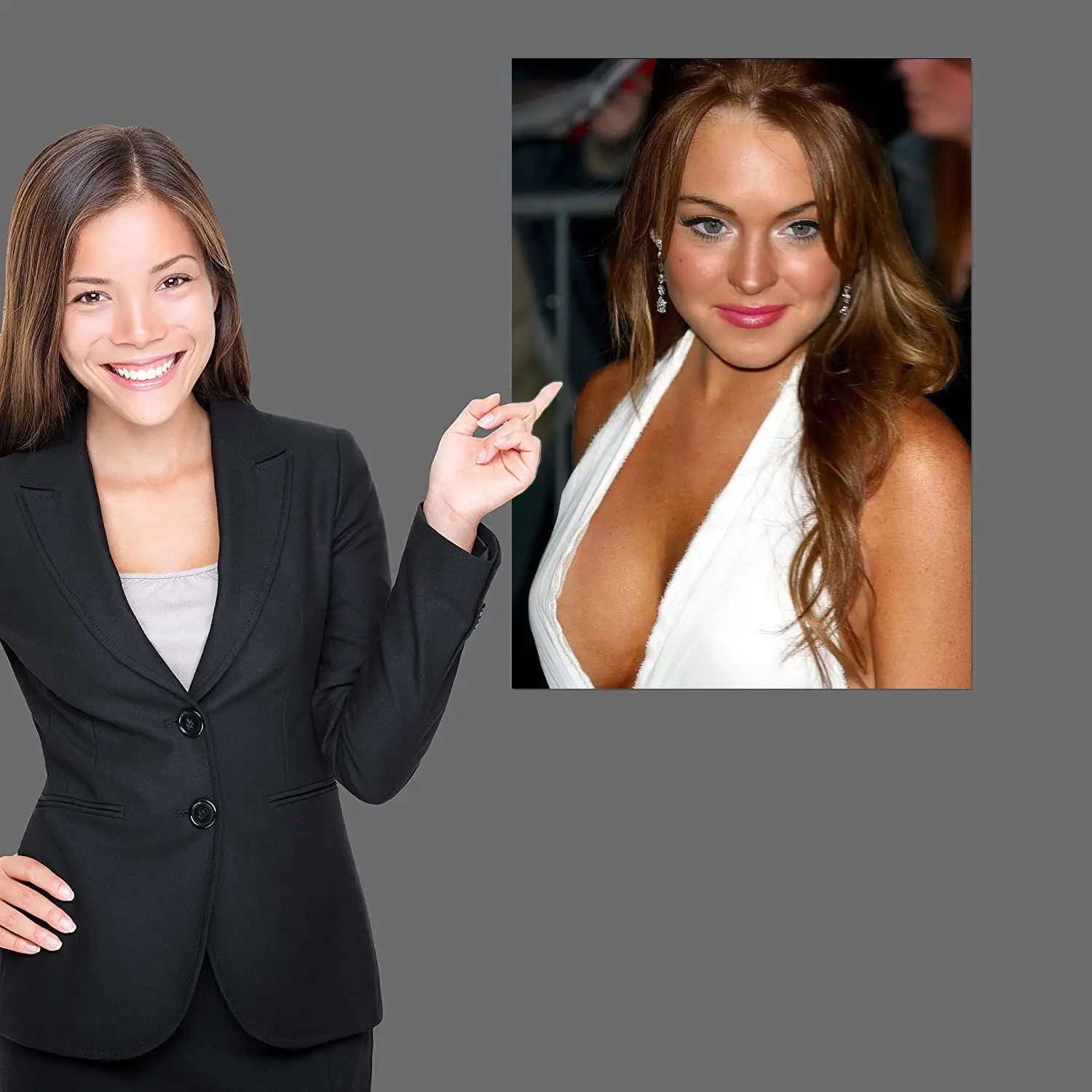 lindsay lohan mugshot Canvas Art Poster and Wall Art, Picture Print, Modern Family Bedroom Decor