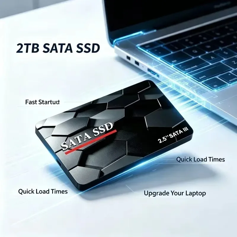 2026 2.5 Inch Internal SSD 500GB 1TB 2TB 4TB High Speed Shock Resistant Solid State Drive New Gaming for Desktop Laptop PC