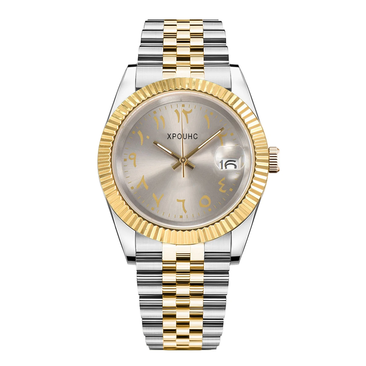 NH35 Custom Watch Supports customized logo Sapphire glass Stainless steel case Jubilee bracelet Installation NH35 movement