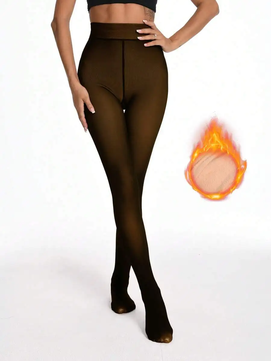 2pcs 200g Sexy Semi-Sheer Pantyhose For Women, Multiple Colors Choice Leggings, Autumn Winter Business Sexy Pantyhose, Large