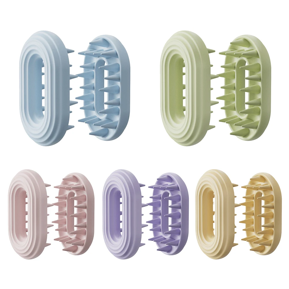 Универсальные новые массажные перчатки для ванной и ванной, безопасные силиконовые аксессуары, щетка для мытья волос, Массажная щетка для головы, инструменты для расчески