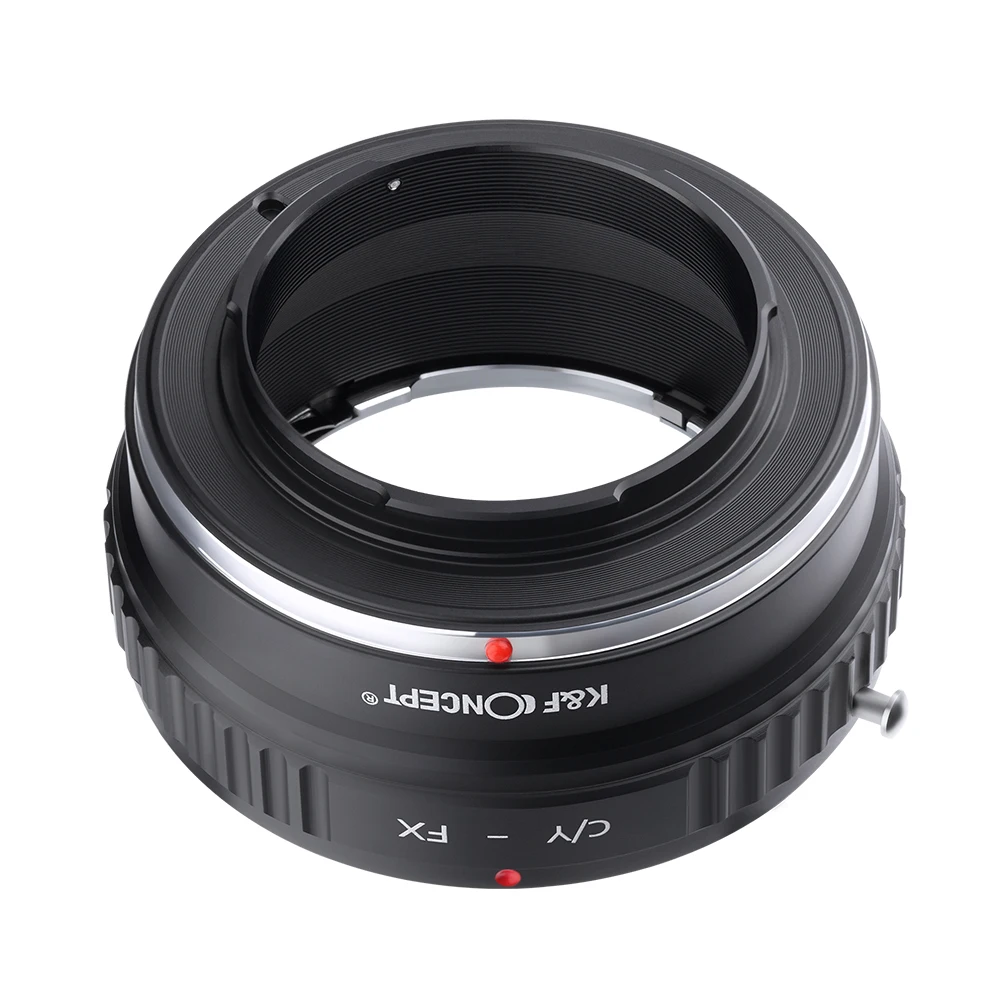 K & F Concept C/Y-FX-anillo adaptador de lente para Contax/Yashica, para cuerpo de cámara Fuji Xpro1/X-E1, Envío Gratis