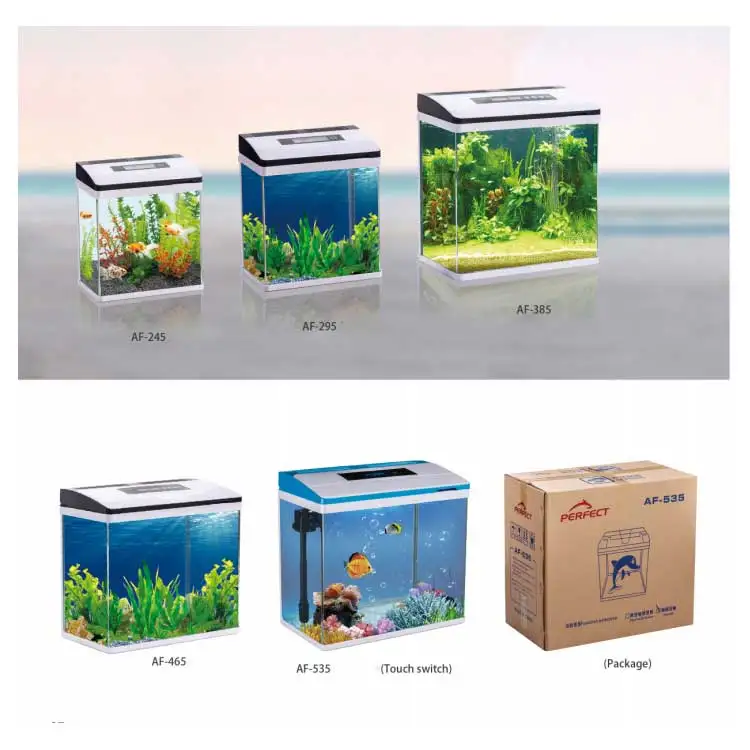 Aquarium Office Living Room Home Desktop Ultra White Glass Ecological Glass Fish Tank