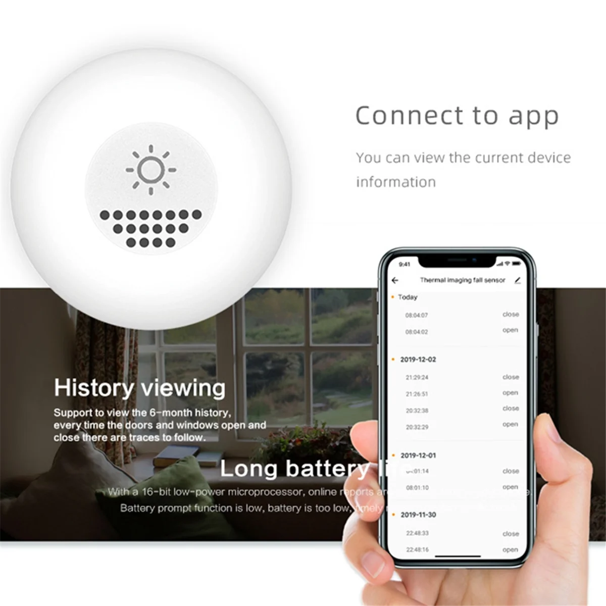 Tuya ZigBee Light Sensor ความสว่างเครื่องตรวจจับเซ็นเซอร์ความสว่าง Smart Home Automation สําหรับ Smart Life Remote หายาก