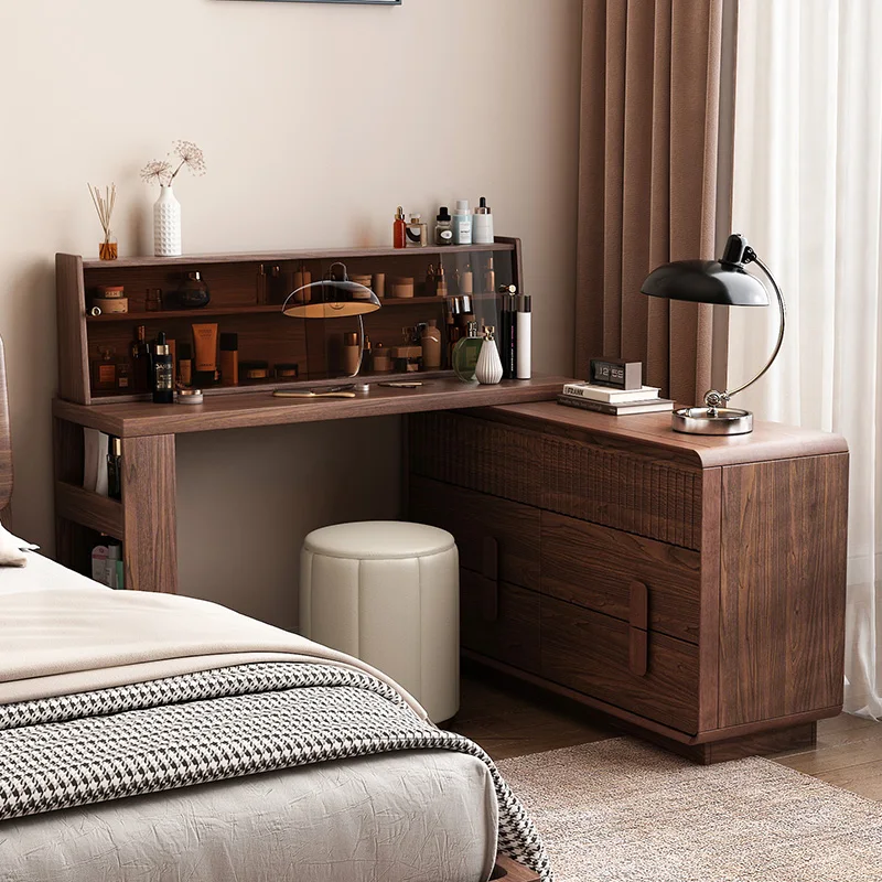 

Wooden Storage Vanity Table Aesthetic Full Set Europa Luxury Organizer Dresser Makeup Drawers Tavolo Da Trucco Home Furniture