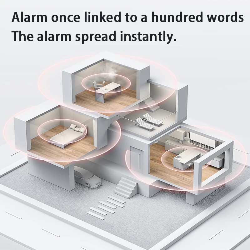 Aqara-detector de fumaça zigbee, monitor inteligente de alarme de incêndio, alerta sonoro, aplicativo de segurança doméstica, controle remoto para