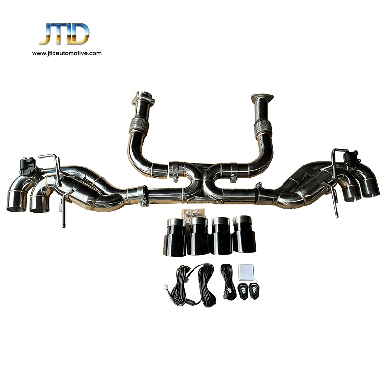 

JTLD 304SS Valved Exhaust X Pipe Catback for Corvette C8 6.2L V8 2022 Car Assecories Escape