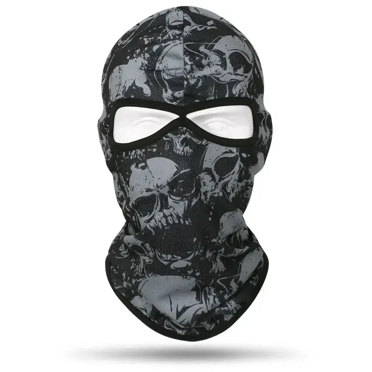 2 Holes Balaclava Skull Full Face Mask Unisex Head Cover Motorcycle Mask Cycling Headgear Hat MTB Bike Bicycle Helmet Liner Caps - Image 8