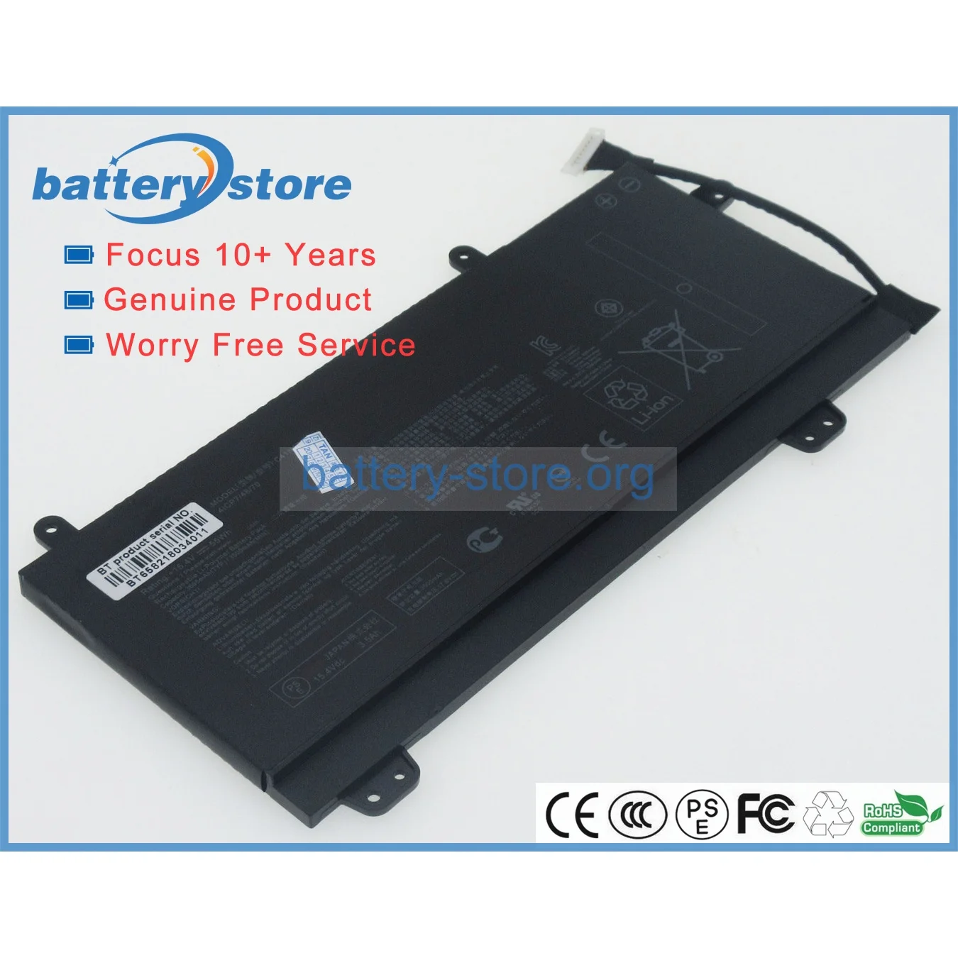 Genuine battery C41N1727,  0B200-02900000,  4ICP7/48/70 for ASUS ROG Zephyrus M GM501,15.4V, 55W