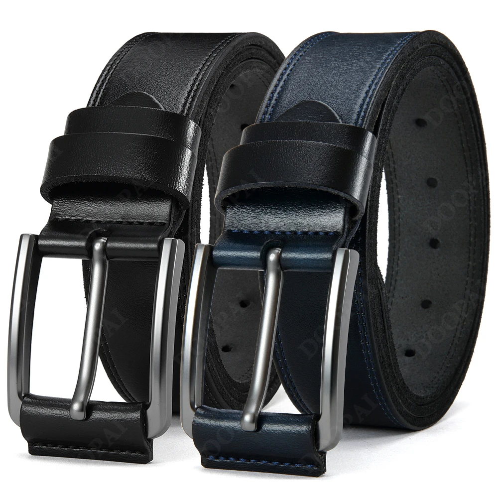 Men's Casual Belt - Antique Buckle Needle Buckle Head Men's Belt - Men's Casual Dress Belt-Two pieces