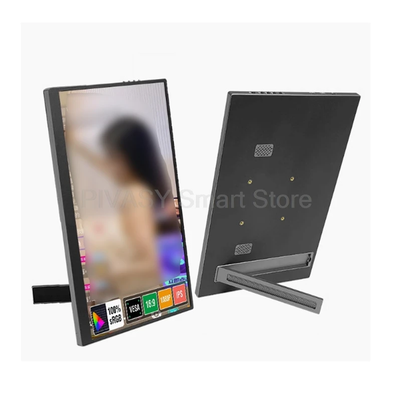 شاشة محمولة للتوصيل اللاسلكي مقاس 15.6 بوصة لأجهزة Android iPhone PC Desktop IPS دقة اتصال WiFi واجهات متعددة