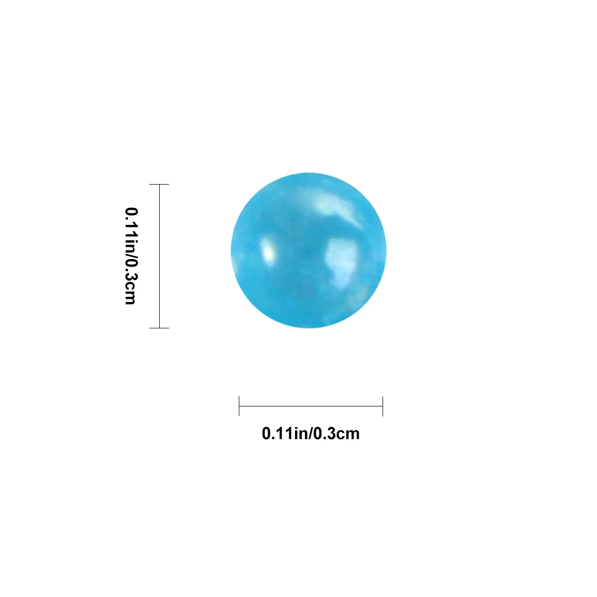 1 กล่องลูกปัดสีรุ้งสำหรับตกแต่งเล็บแก้วไมโครบีดส์ไม่มีรูพรุนอุปกรณ์ทำเล็บ DIY ผู้หญิงสาวน้ำหนักเบาทนทาน