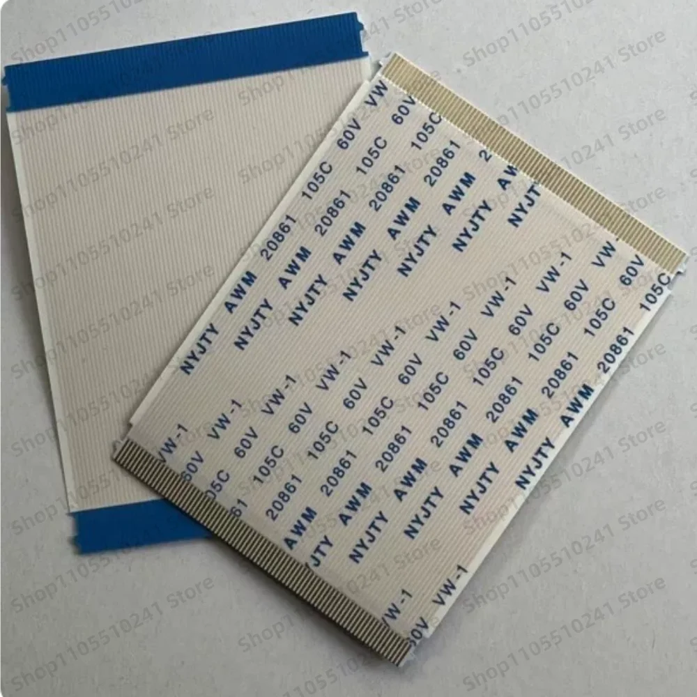 2pcs 60-pin logic board gold-plated ribbon cable, brand new AWM 20861/20706 105°C 60V, same side, length 85mm